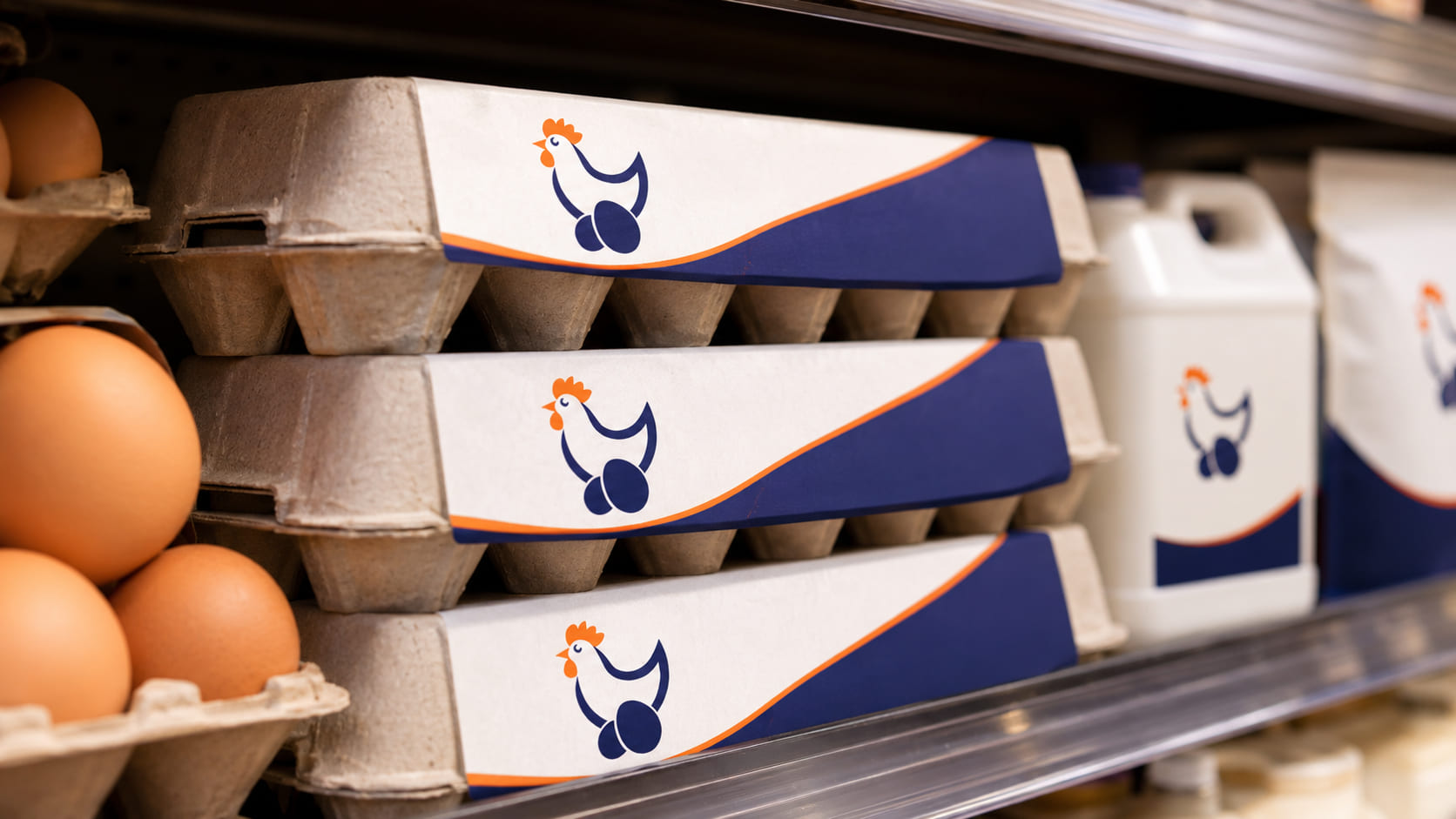 Produkty Road Chicken Produce z bliska — szczegóły opakowania